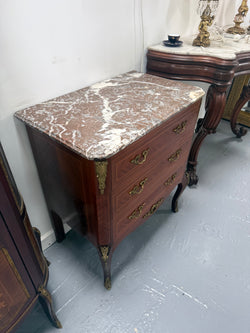 French Louis XV Style Marble Top Commode | Antique & Vintage | Moonee Ponds Antiques | Australia Wide Delivery