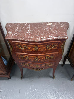Antique Louis XV style Rosewood Marble Top Commode | Antique & Vintage | Moonee Ponds Antiques | Australia Wide Delivery