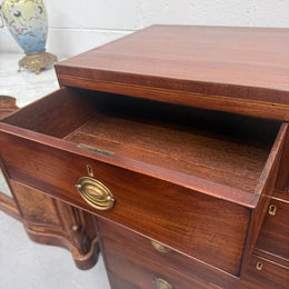 Antique Mahogany Regency Georgian Chest of Five Drawers