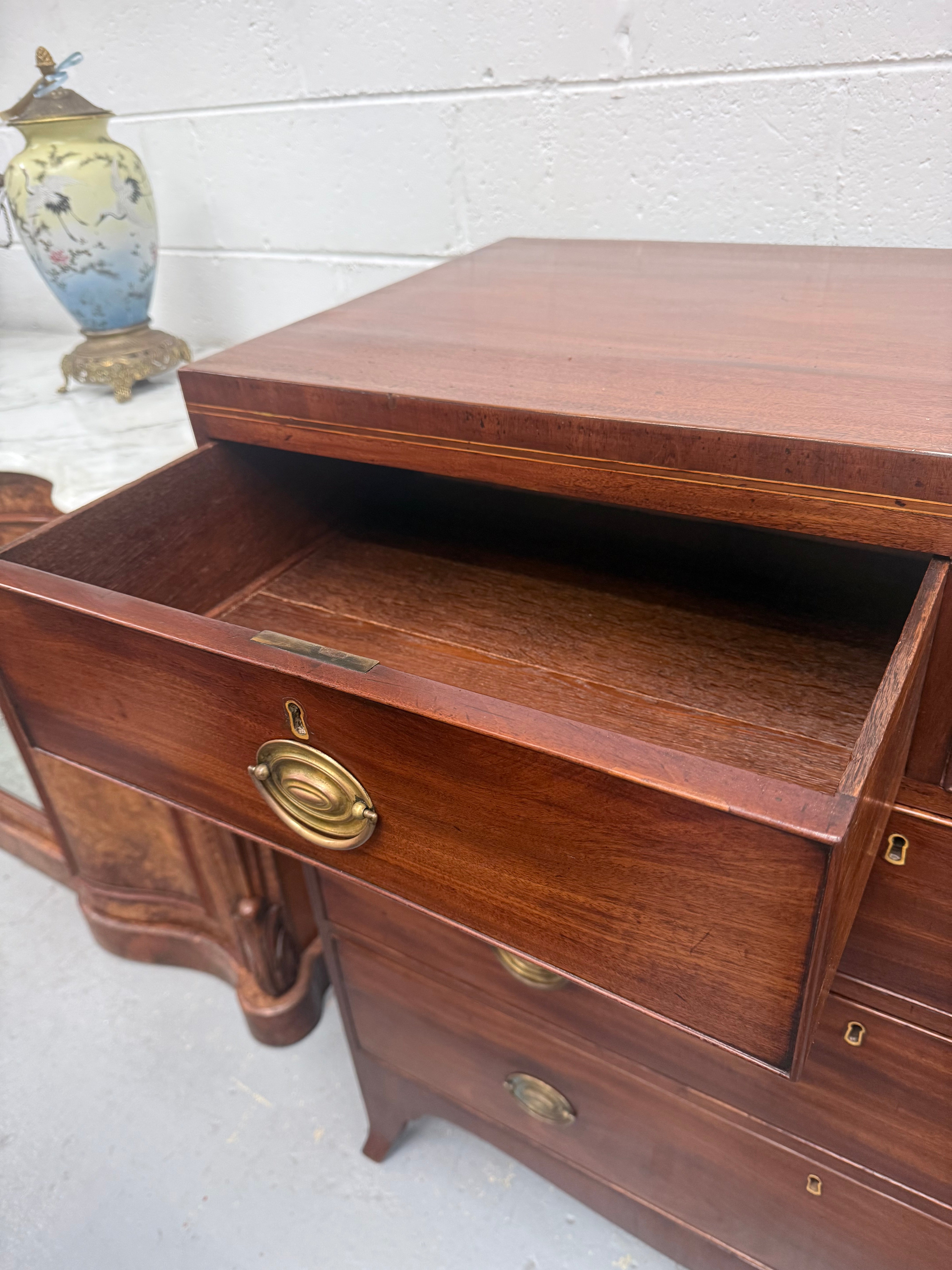 Antique Mahogany Regency Georgian Chest of Five Drawers | Antique & Vintage | Moonee Ponds Antiques | Australia Wide Delivery