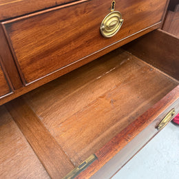 Antique Mahogany Regency Georgian Chest of Five Drawers
