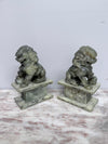 Pair of Carved Soapstone Chinese Foo Dogs | Antique & Vintage | Moonee Ponds Antiques | Australia Wide Delivery