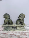Pair of Carved Soapstone Chinese Foo Dogs | Antique & Vintage | Moonee Ponds Antiques | Australia Wide Delivery