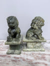Pair of Carved Soapstone Chinese Foo Dogs | Antique & Vintage | Moonee Ponds Antiques | Australia Wide Delivery