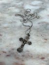 Vintage Silver Cross and Chain | Antique & Vintage | Moonee Ponds Antiques | Australia Wide Delivery