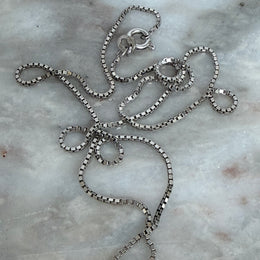 Vintage Silver Cross and Chain