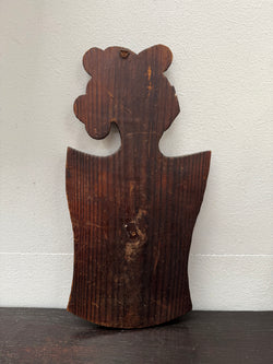 Vintage Medieval Style Hand Carved Wood Plaque | Antique & Vintage | Moonee Ponds Antiques | Australia Wide Delivery