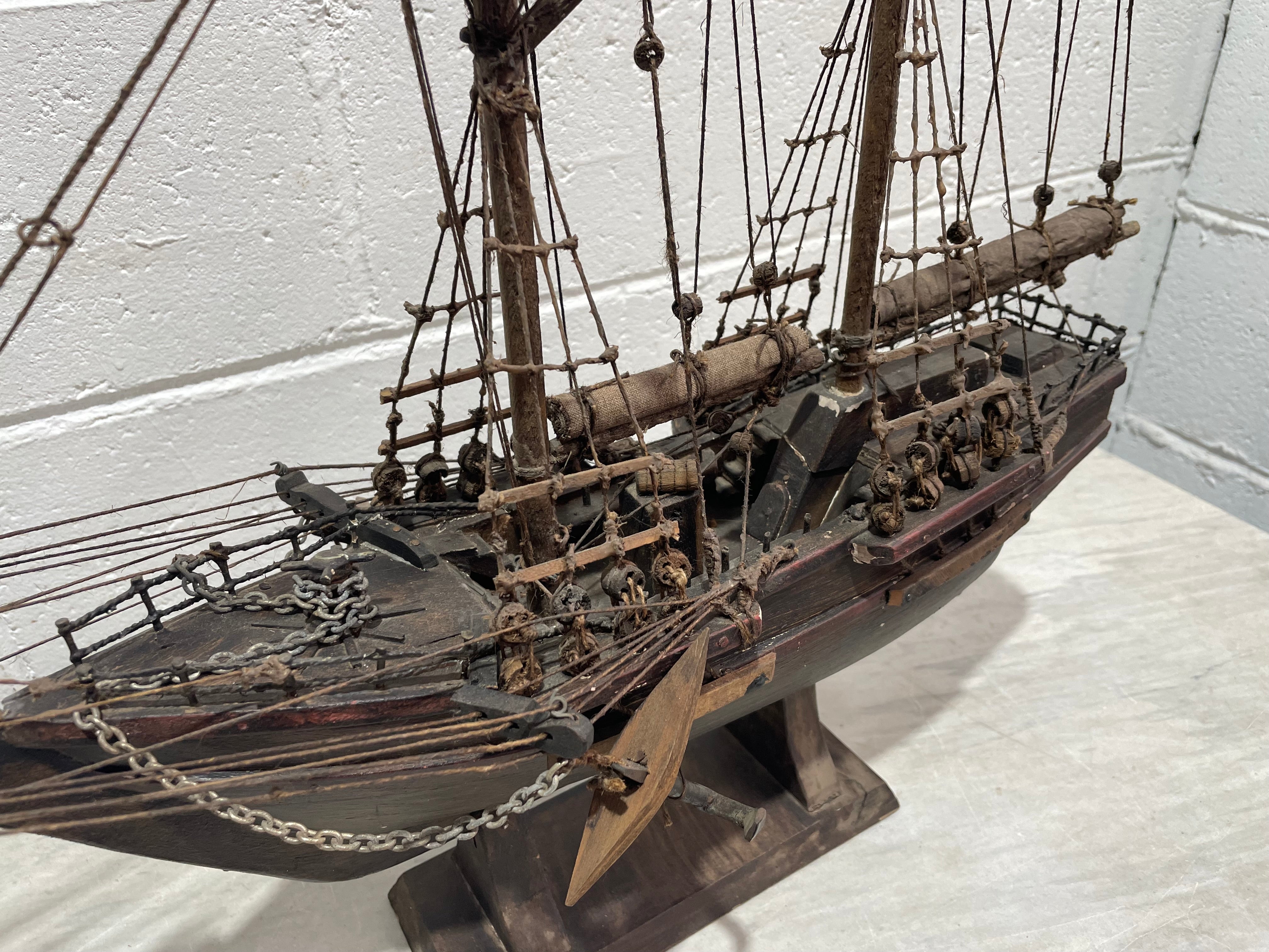 Fabulous Detailed Model sailing Ship | Antique & Vintage | Moonee Ponds Antiques | Australia Wide Delivery