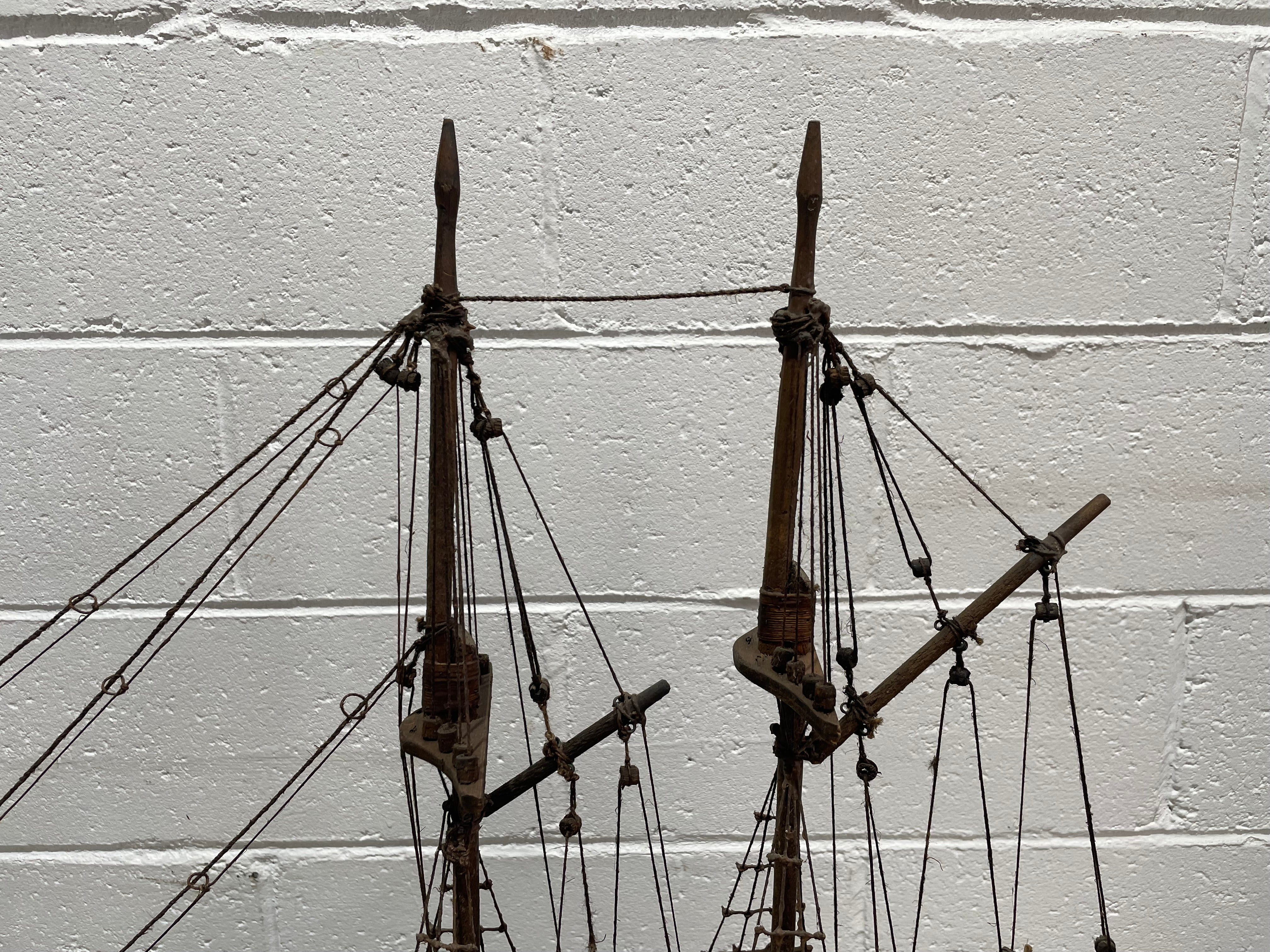 Fabulous Detailed Model sailing Ship | Antique & Vintage | Moonee Ponds Antiques | Australia Wide Delivery