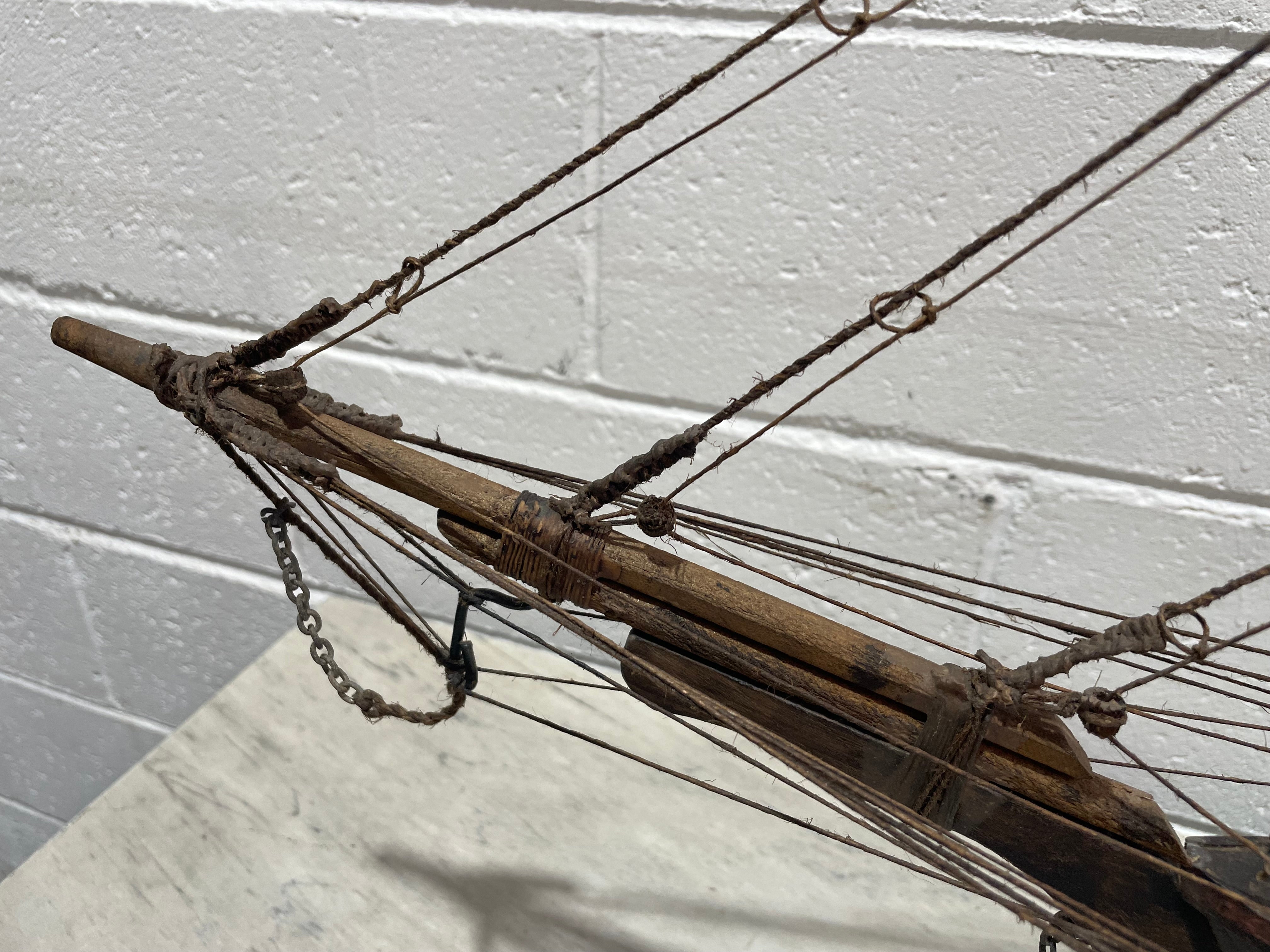 Fabulous Detailed Model sailing Ship | Antique & Vintage | Moonee Ponds Antiques | Australia Wide Delivery