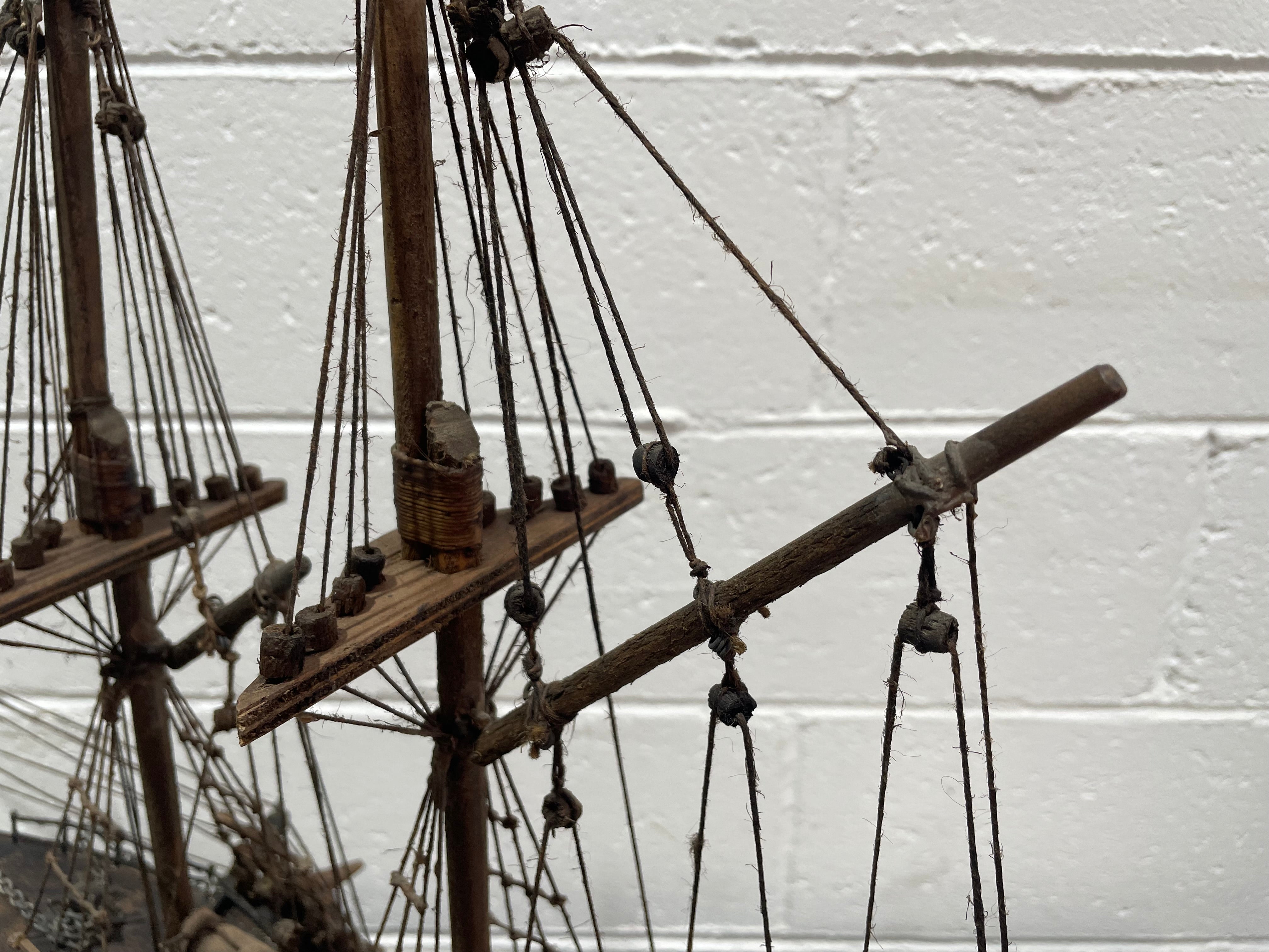 Fabulous Detailed Model sailing Ship | Antique & Vintage | Moonee Ponds Antiques | Australia Wide Delivery