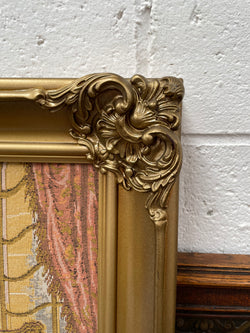 Lovely Tapestry of Court Scence Wooden Gilt Frame | Antique & Vintage | Moonee Ponds Antiques | Australia Wide Delivery