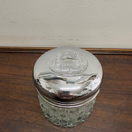 Vintage Cut Glass Vanity Jar