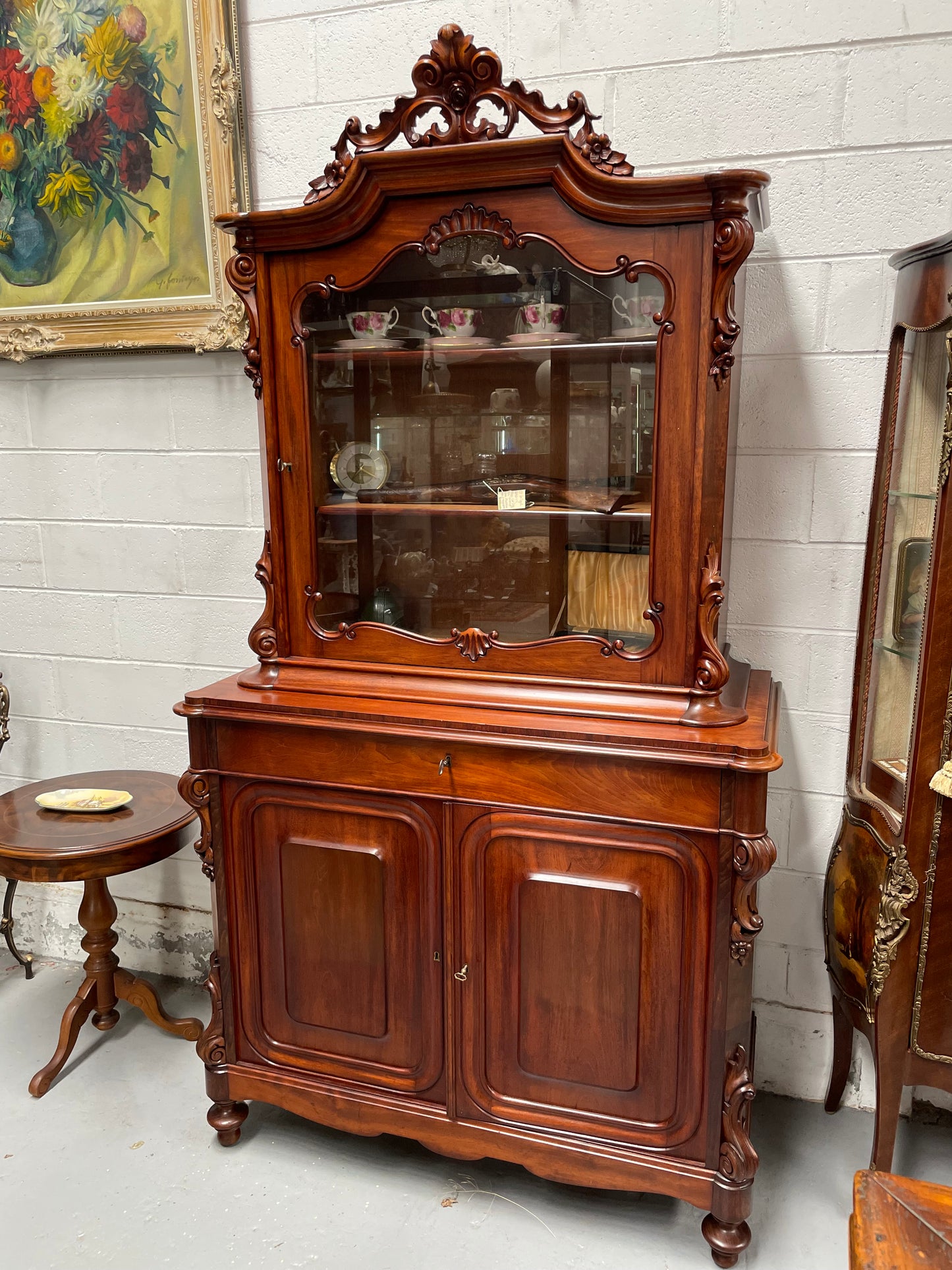 Outstanding French Mahogany Sideboard of Good Small Proportions