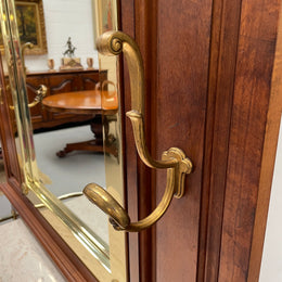 Outstanding quality custom made vintage French style hallstand. It features four decorative hanging hooks, a practical white marble top and a drawer for added storage. In good original condition and has been sourced locally.