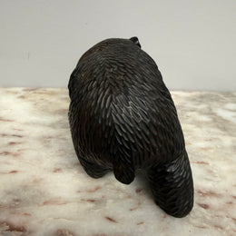 Vintage Carved Black Forest Bear