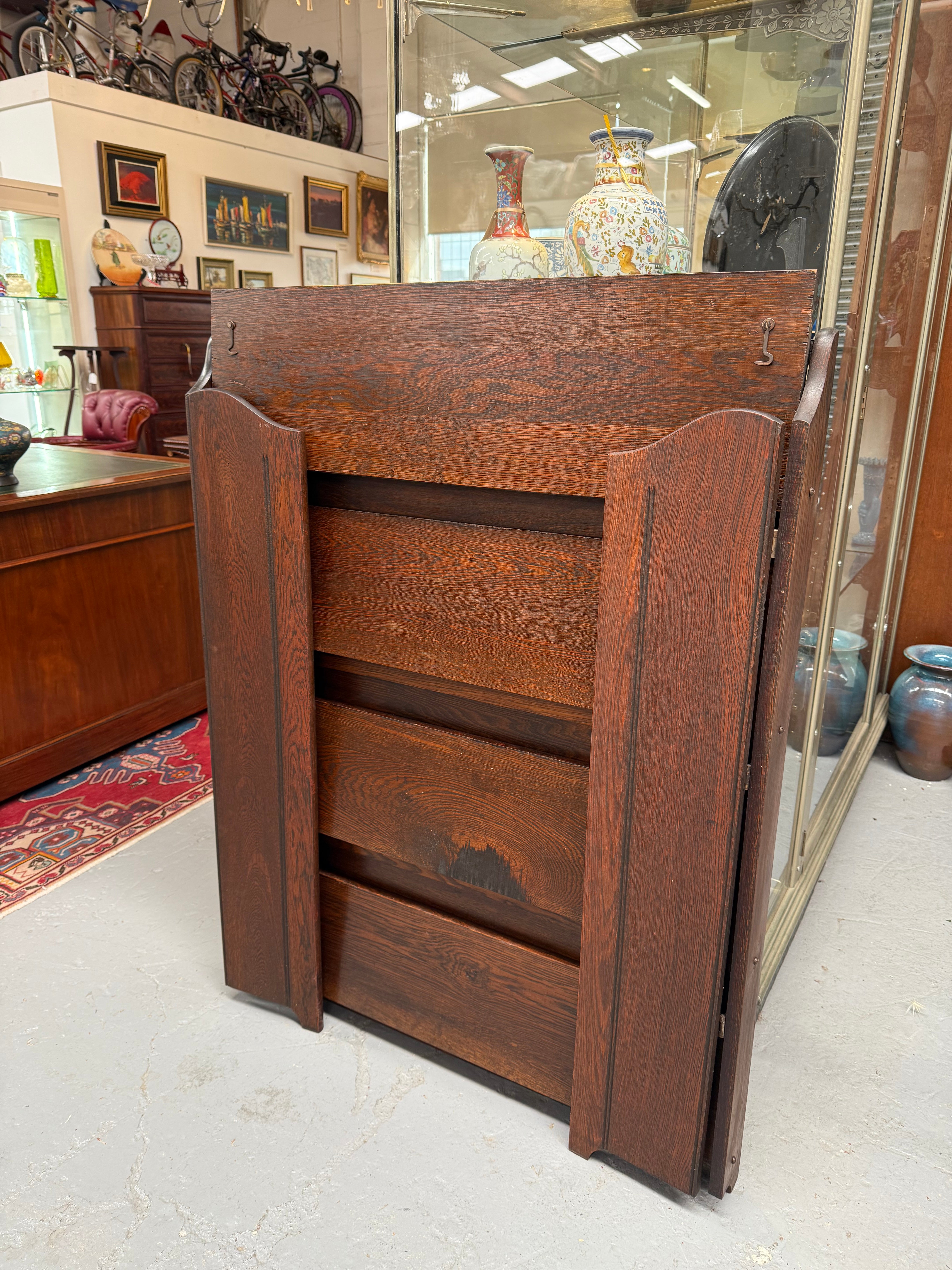 Arts and Crafts Freestanding Oak Open face Bookcase | Antique & Vintage | Moonee Ponds Antiques | Australia Wide Delivery