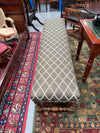 19th Century French Oak Long Upholstered Stool | Antique & Vintage | Moonee Ponds Antiques | Australia Wide Delivery