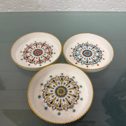 Royal Worcester English Set Three Coasters