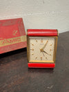 Superb Art Deco Cyma Travel Clock Original Carry Case & Box | Antique & Vintage | Moonee Ponds Antiques | Australia Wide Delivery