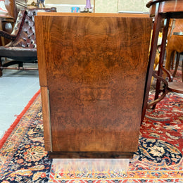 Art Deco Fully Restored Figured Walnut Bedside Cabinets
