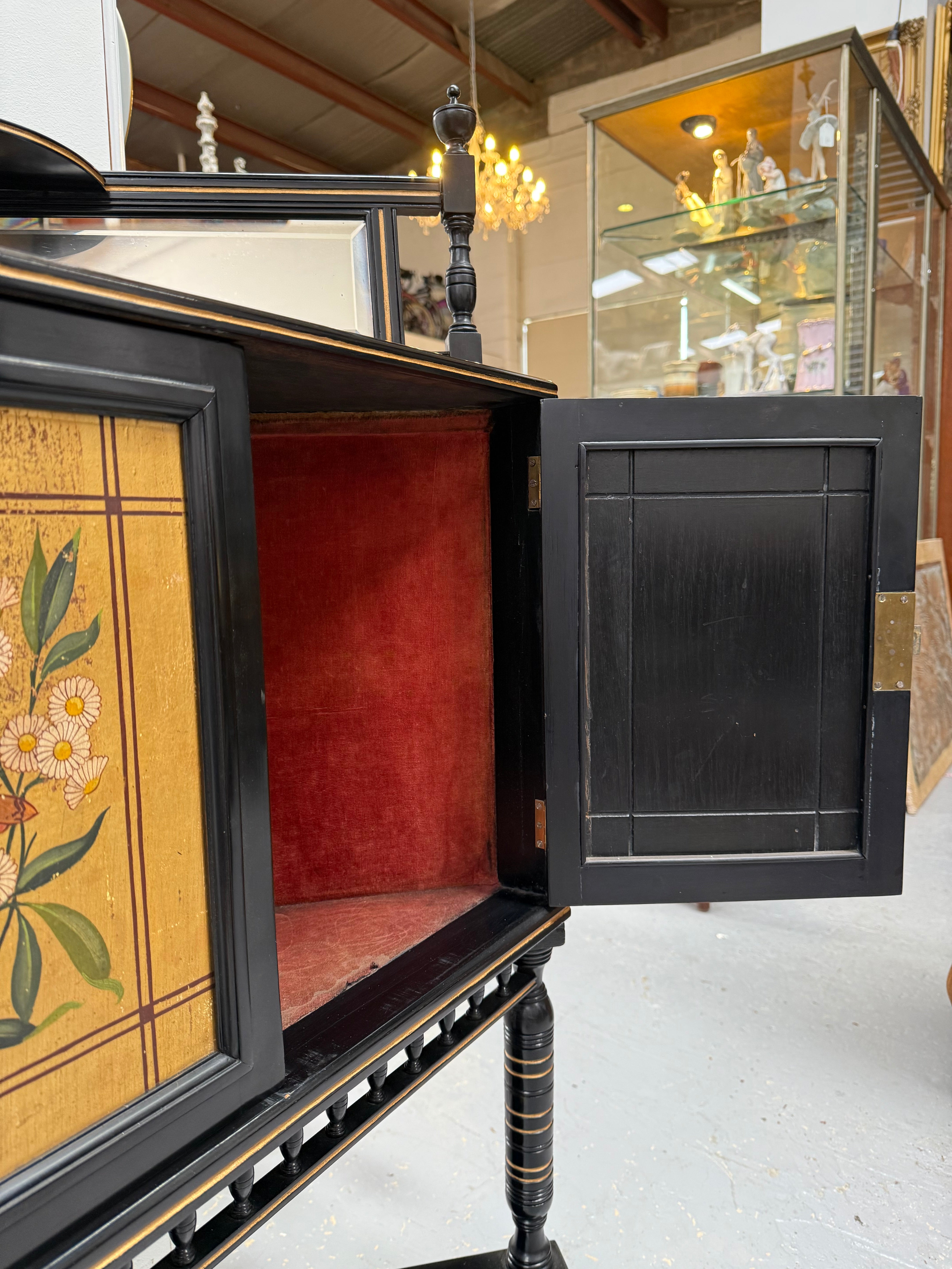 Stunning Aesthetic Movement Corner Cabinet | Antique & Vintage | Moonee Ponds Antiques | Australia Wide Delivery