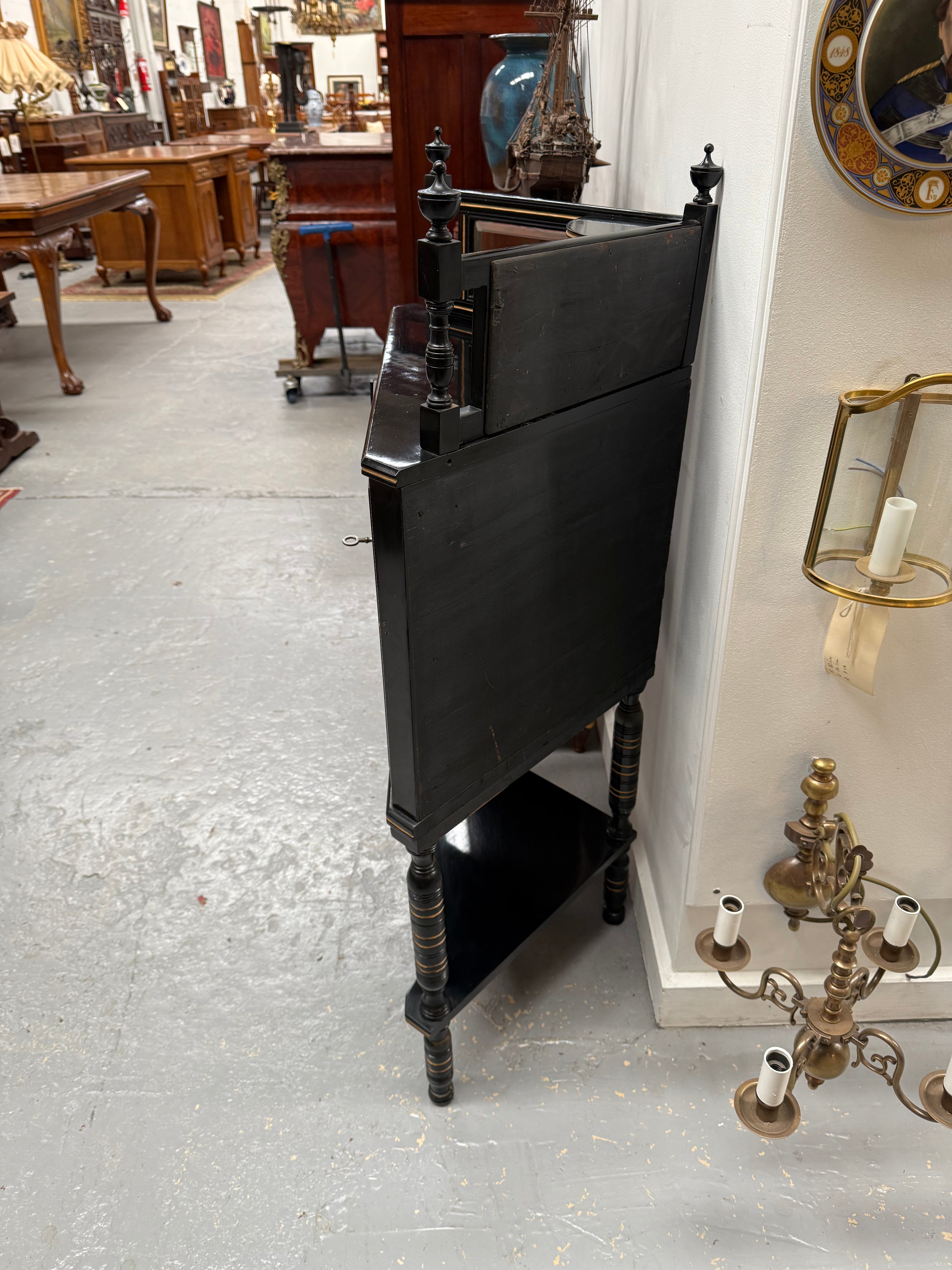 Stunning Aesthetic Movement Corner Cabinet | Antique & Vintage | Moonee Ponds Antiques | Australia Wide Delivery