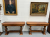 Hard to Find Nicely Carved Walnut Console Tables | Antique & Vintage | Moonee Ponds Antiques | Australia Wide Delivery