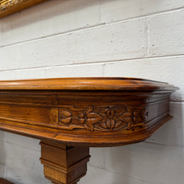 Hard to Find Nicely Carved Walnut Console Tables