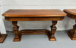 Hard to Find Nicely Carved Walnut Console Tables | Antique & Vintage | Moonee Ponds Antiques | Australia Wide Delivery