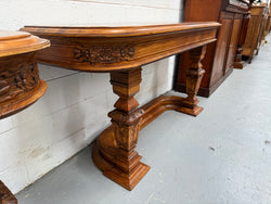 Hard to Find Nicely Carved Walnut Console Tables | Antique & Vintage | Moonee Ponds Antiques | Australia Wide Delivery