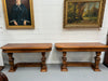 Hard to Find Nicely Carved Walnut Console Tables | Antique & Vintage | Moonee Ponds Antiques | Australia Wide Delivery