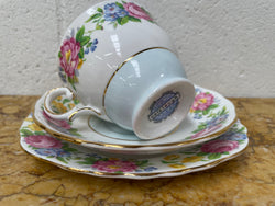 Colclough Bone China Trio Floral Pattern | Antique & Vintage | Moonee Ponds Antiques | Australia Wide Delivery