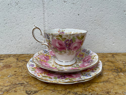 Vintage Royal Albert "Serena" Pattern Trio Made in England | Antique & Vintage | Moonee Ponds Antiques | Australia Wide Delivery