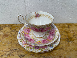 Vintage Royal Albert "Serena" Pattern Trio Made in England | Antique & Vintage | Moonee Ponds Antiques | Australia Wide Delivery