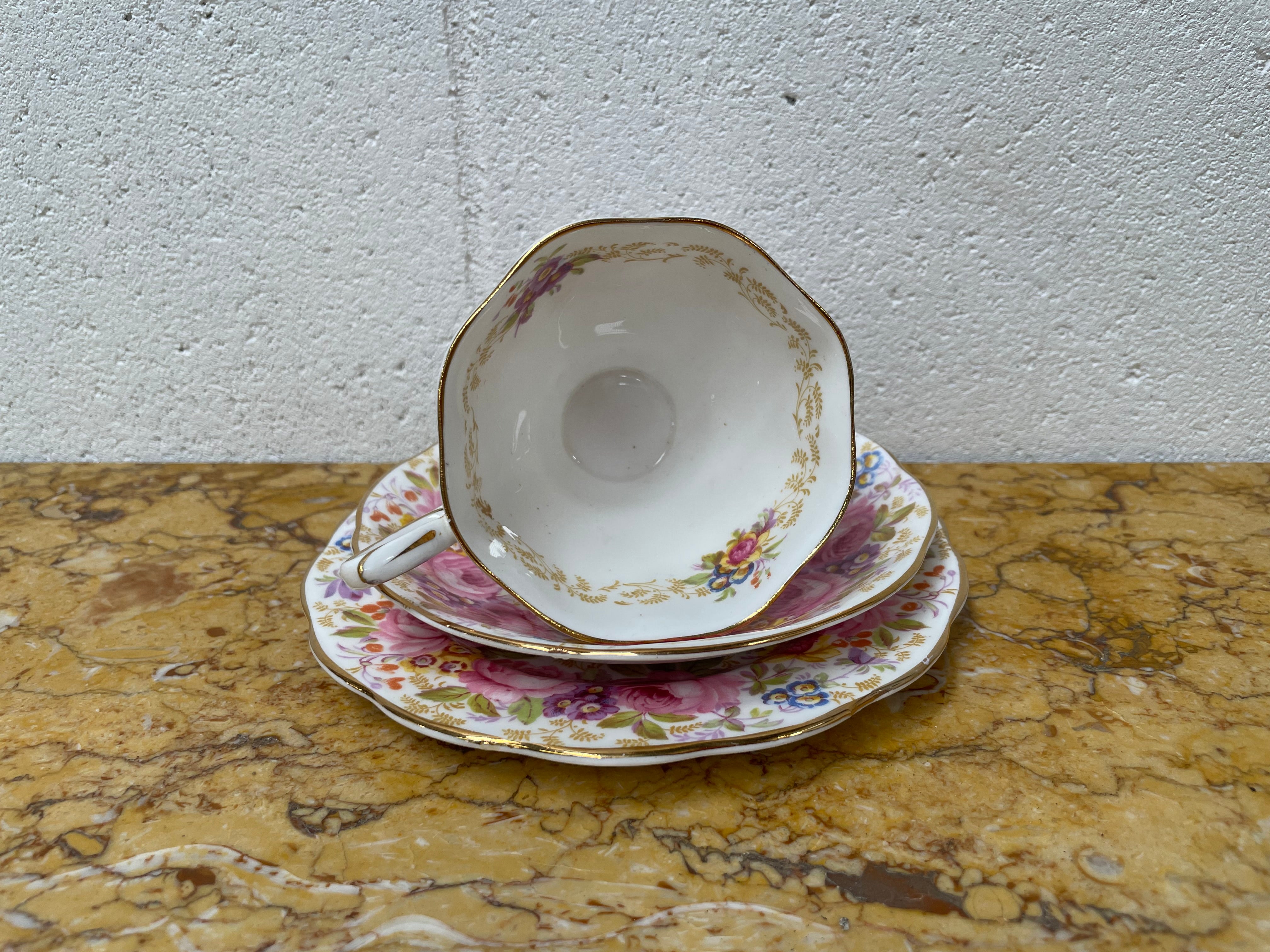 Vintage Royal Albert "Serena" Pattern Trio Made in England | Antique & Vintage | Moonee Ponds Antiques | Australia Wide Delivery