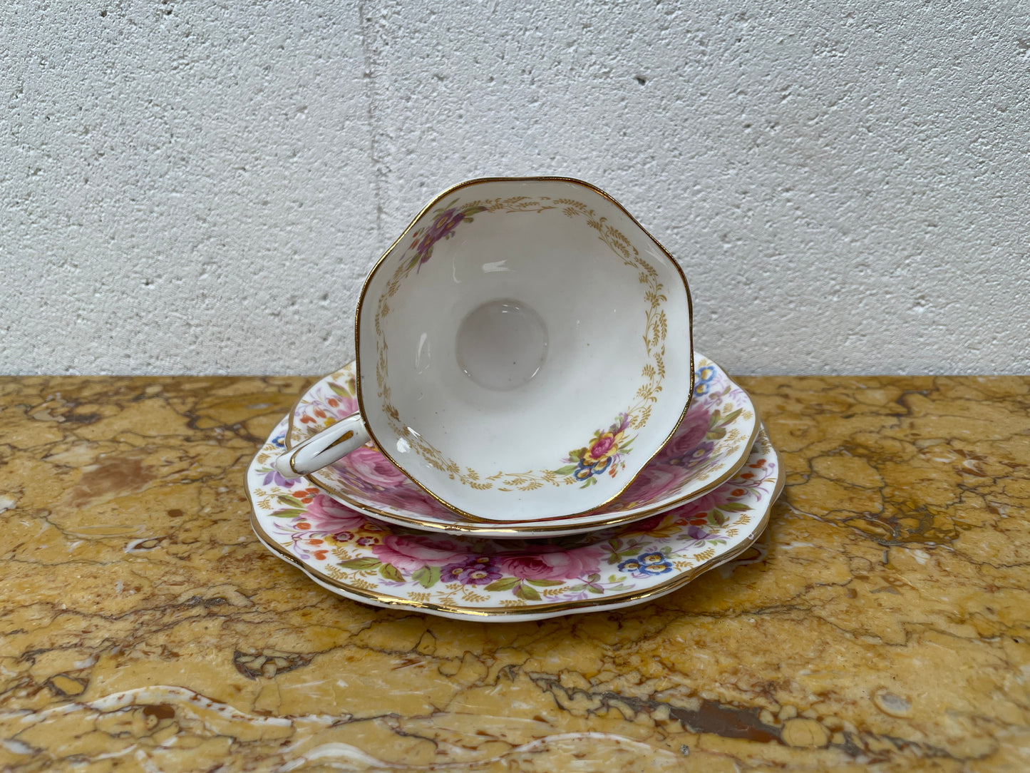 Vintage Royal Albert "Serena" Pattern Trio Made in England