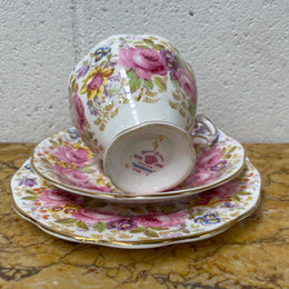 Vintage Royal Albert "Serena" Pattern Trio Made in England