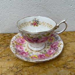 Vintage Royal Albert "Serena" Pattern Trio Made in England