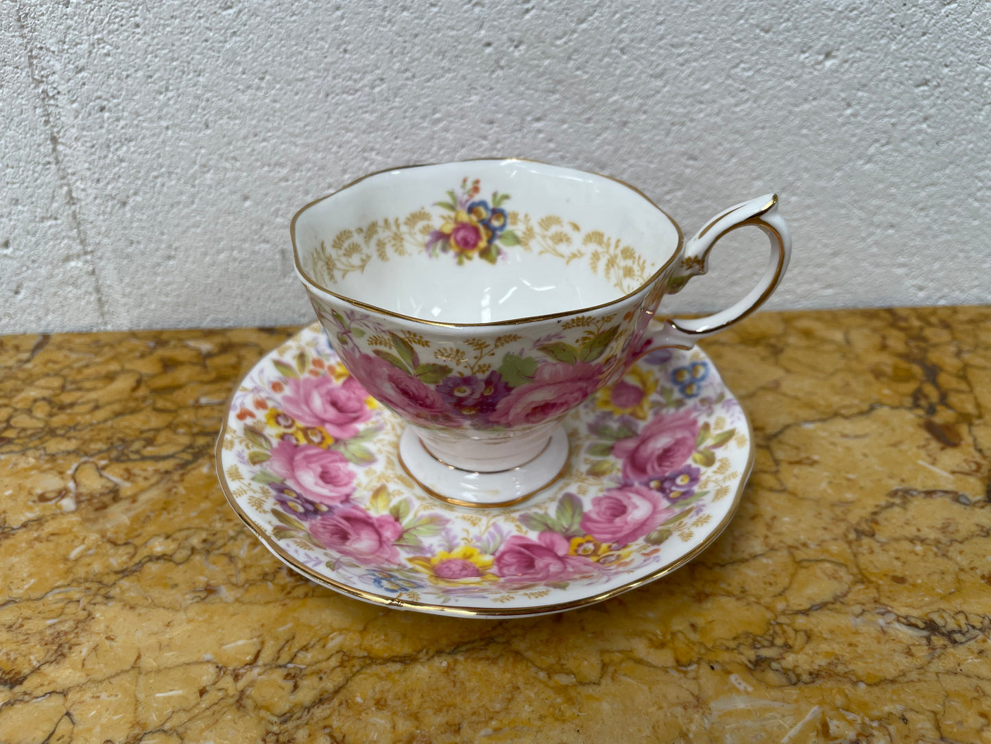 Vintage Royal Albert "Serena" Pattern Trio Made in England