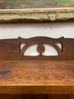 Art Nouveau Oak Bookcase/Display Cabinet | Antique & Vintage | Moonee Ponds Antiques | Australia Wide Delivery
