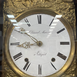 Antique French Comtoise Grandfather Clock