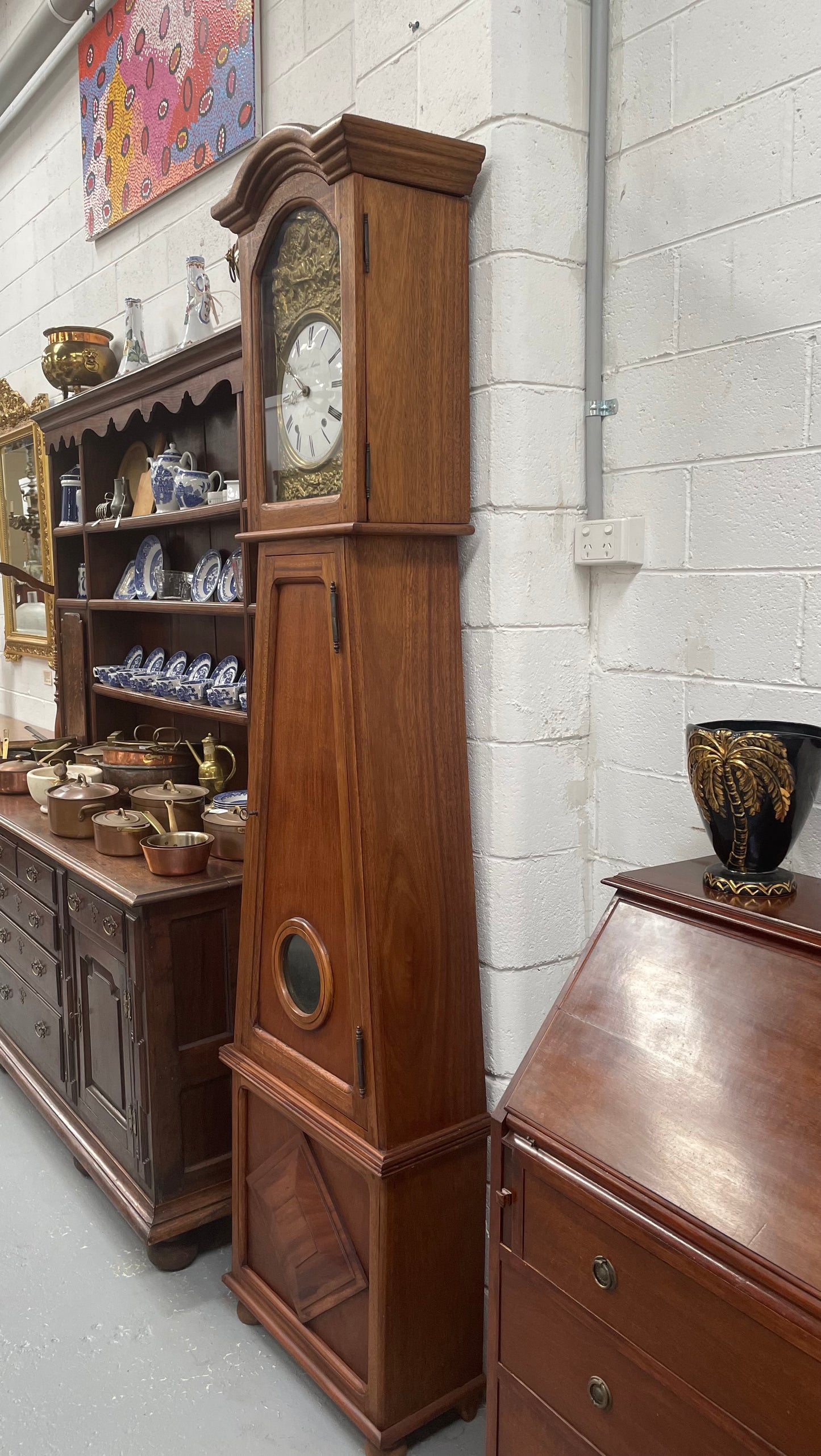 Antique French Comtoise Grandfather Clock