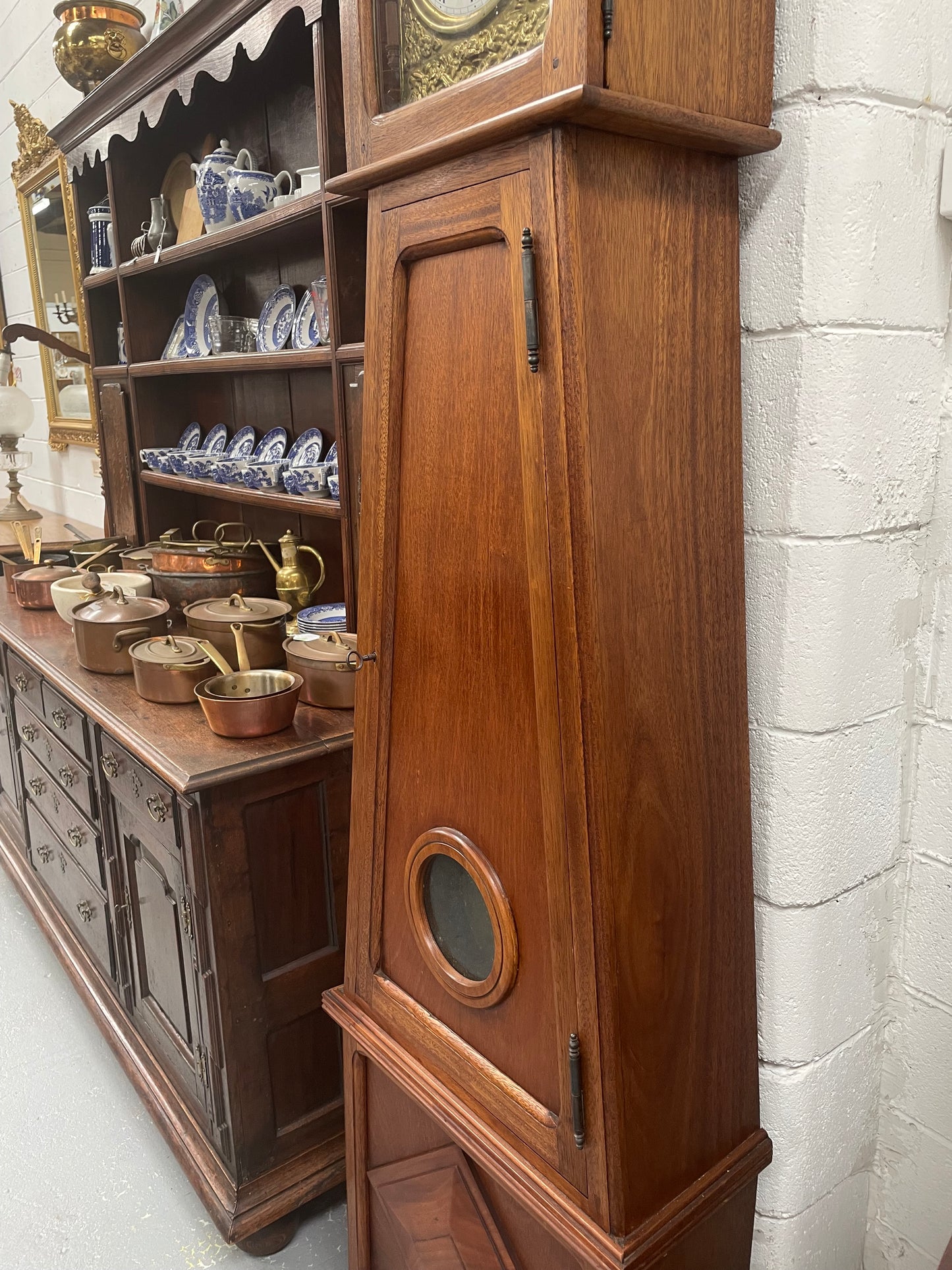 Antique French Comtoise Grandfather Clock