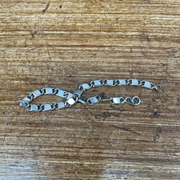 Sterling Silver Dolphin & Amethyst Stone Bracelet