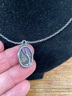 Vintage Sterling Silver Art Pendant & Chain | Antique & Vintage | Moonee Ponds Antiques | Australia Wide Delivery