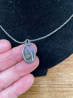 Vintage Sterling Silver Art Pendant & Chain | Antique & Vintage | Moonee Ponds Antiques | Australia Wide Delivery