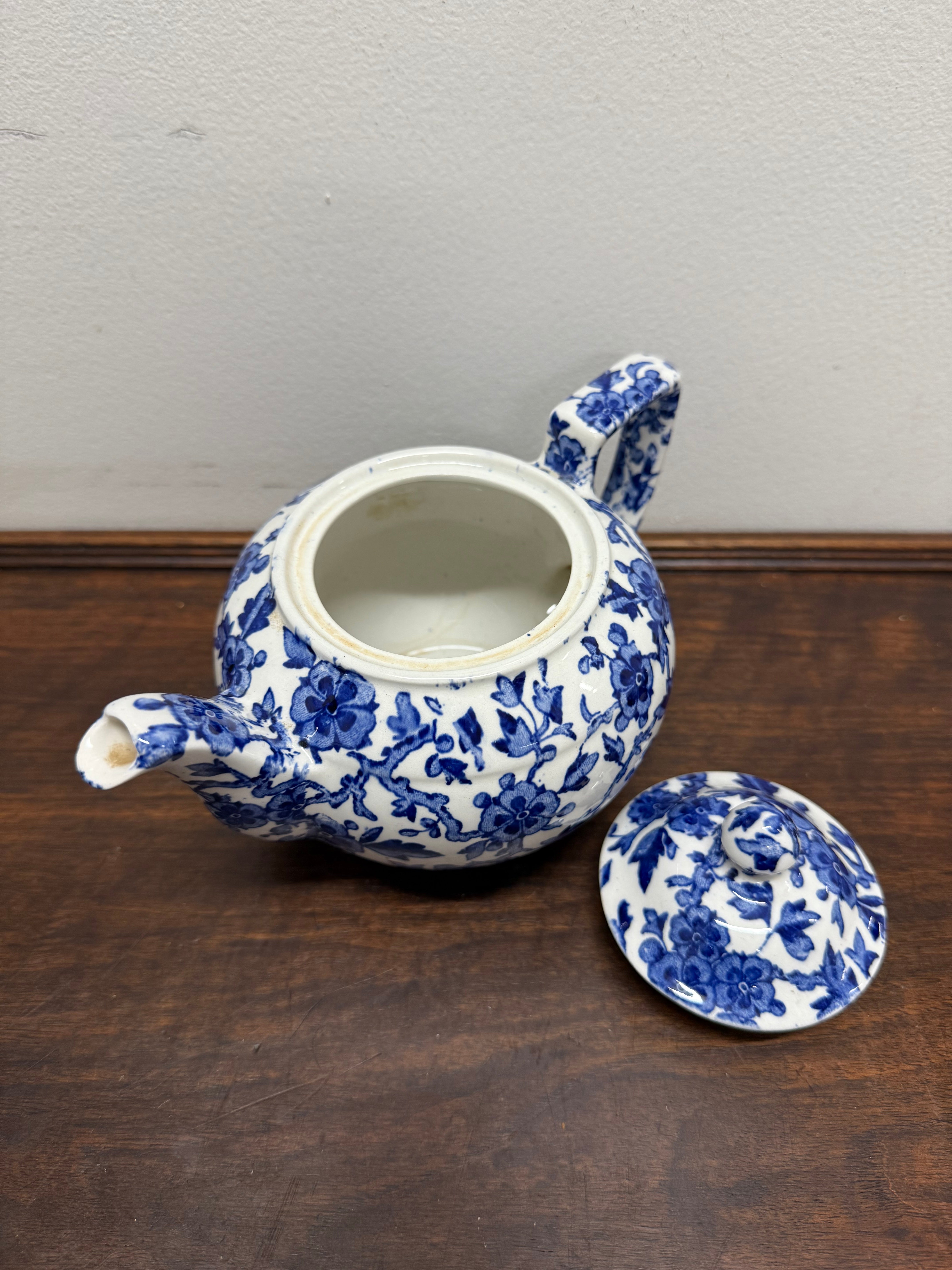 Burleigh Staffordshire Teapot | Antique & Vintage | Moonee Ponds Antiques | Australia Wide Delivery