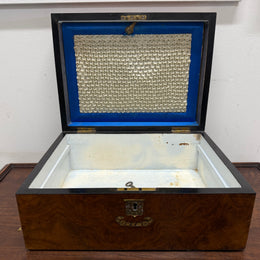 Victorian Burr Walnut Inlay Box