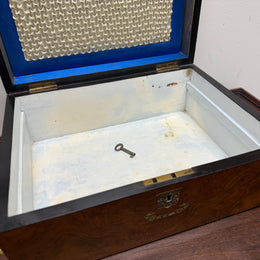 Victorian Burr Walnut Inlay Box